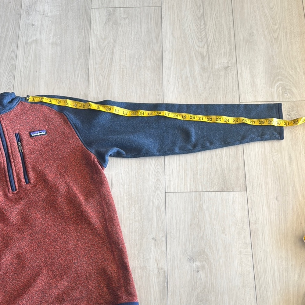 Patagonia Red and Blue Fleece Pullover - Picture 4 of 6